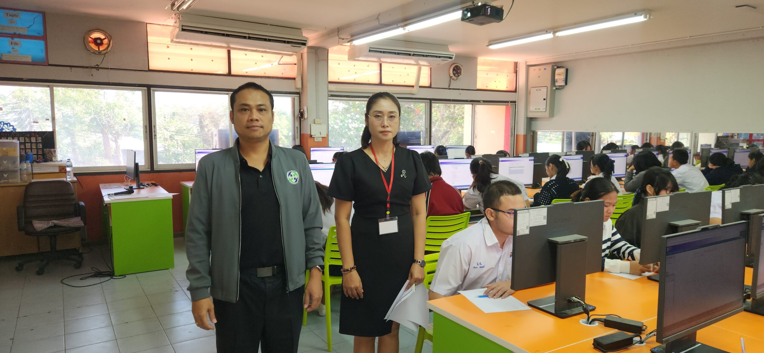 💥 ปฏิบัติหน้าที่กรรมการตัวแทนศูนย์ประสานงานการสอบ O-NET ชั้น ม.6 ด้วยระบบดิจิทัลสนามสอบโรงเรียนวีรวัฒน์โยธิน🗓 วันเสาร์ที่ 21 ก.พ. 69